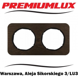 Berker R.1 ramka podwójna dąb do czarnych Warszawa Aleja Sikorskiego 3 LU3 Bartycka